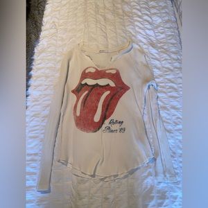 Free people Rolling Stones long sleeve